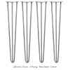 4 x Hairpin Legs / Hair Pin Legs Set SkiSki Legs Furniture Desk Bench Chair Table 28
