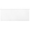 Oval Single Column Radiator - 600 x 1440mm - White