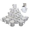 PixMax Mug Press Machine & 72x 11oz White Blank Sublimation Mugs For Heat Transfer Designs