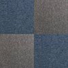 Carpet Tiles 40 x Storm Blue & Anthracite 10 Metres Squared Commercial Hard-Wearing Domestic Heavy Duty Industrial Premium Office Home Flooring 50cm x 50cm MonsterShop