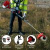 Cordless Garden Multi Tool 5 in 1 Long Reach Hedge Trimmer Strimmer Chainsaw Grass Cutter Brush Cutter Extension Pole Petrol 52cc 1.6KW 3HP 9000RPM 2 Stroke FREE Safety Equipment