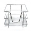 KuKoo 6 x Kitchen Pull Out Soft Close Baskets, 300mm Wide Cabinet, Slide Out Wire Storage Drawers