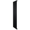 Flat Single Column Radiator - 1600 x 420mm - Black