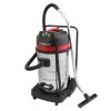 Industrial Vacuum Cleaner 80L Wet & Dry 5 Attachments Commercial Cleaning 3000W Triple Motor Stainless Steel Cloth Filter 1.5m Hose 9m Cable Bagless or Bagged 3 x FREE Hoover Bags
