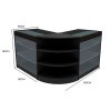 Apollo LED Shop Counter Set LM60 & 2 x K900 - Black