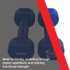 2 x 2.5KG Neoprene dumbbells