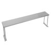 Single Tier Shelves for 6ft Prep Table Catering Bench Commercial Kitchen Heavy-duty Stainless Steel Overshelf 180 x 75 x 30cm (WxHxD)
