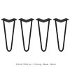 4 x Hairpin Legs / Hair Pin Legs Set SkiSki Legs Furniture Desk Bench Chair Table 12
