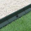 Flexible Lawn Edging Garden Border Grass Pathways Path Edge Vegetable Plot Flowerbed Raised Borders Rubber Artificial Grass Green | Pack of 20 x 1.2m