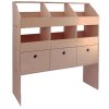 Monster Racking Wooden Van Rack System / 6 Pigeon Hole & 3 Drawers Plywood Shelving / 102cm x 120cm x 30cm, Plywood