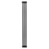Traditional 4 Column Radiator - 1800 x 200mm - Black