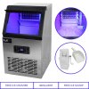 Commercial Ice Cube Maker Stainless Steel Machine 40kg/24hr Restaurant Bar Cafe Hotel IceMaker / FREE Ice Crusher