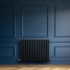 Traditional 4 Column Radiator - 600 x 785mm - Anthracite Grey