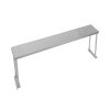 Single Tier Shelving for 5ft Catering Prep Table Commercial Kitchen Bench Overshelf Stainless Steel Heavy-duty 150 x 75 x 30cm (WxHxD)