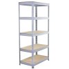 3 Racking Bays 90cm Garage Shelving Storage Warehouse Shelves Unit Steel 5 Tier