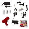 360 Photo Video booth 80cm Platform Rotating Selfie Spinner Party Wedding LED Ring Light Automatic Remote Control Bluetooth Adjustable Arm Slow Motion Battery or Mains Powered Flight Case Money Gun