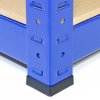 T-Rax Pack of 9 Garage Shelving Unit Extra Wide - 5 Tier Heavy Duty Rack for Storage Steel Utility Shelves | Metal & MDF Boltless Racking Assembly System | 280KG Per Shelf + FREE Rubber Mallet