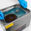 Digital Ultrasonic Cleaner 30L Professional Commercial Stainless Steel Ultra Sonic Bath Cleaning Tank Machine 1-30 Minute Timer 0-80C Heater 500W 240V 40kHZ FREE Wire Mesh Basket