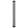 Traditional 4 Column Radiator - 1800 x 200mm - Anthracite Grey