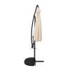 Cantilever Parasol 3m With Half Fan Base - Cream