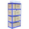 5 Monster Racking Q-Rax Industrial Warehouse Shelving Unit Garage Racks, 200kg/shelf, 90cm/120cm