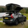 Car Roof Top Tent Camouflage Large Hard Shell Box Gas Assisted Pop Up Bunk 2-3 Person 3000mm Waterproof Camping Telescopic Ladder 5.5cm Mattress Boot Bags Anti Condensation FREE Storage Net & Torch