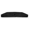 Hot Tub Cover Spa Lid 210cm x 210cm Square Black Hard Top Weatherproof PVC Leather Foam 25KG/m3 Density Galvanized C-Channel UV Mildew Flame Resistant