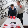 Beer Pong Table Folding Party Drinking Games Outdoor Indoor Portable Prosecco