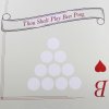Beer Pong Table Folding Party Drinking Games Outdoor Indoor Portable Prosecco