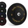 Olympic Bumper Plates Black 15kg Pair