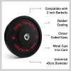 Olympic Bumper Plates Black 15kg Pair