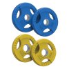 Olympic Tri-Grip Rubber Weight Plates Colour 15kg Set