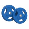 Olympic Tri-Grip Rubber Weight Plates Colour 25 kg Pair