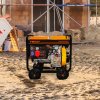 Portable Diesel Generator Open Frame ATS Electric Start 5kVA Three Phase 10HP 6.3kW 230 / 400V Emergency Power AC DC Output Powder Coated Steel 12.5L Fuel Capacity 77dB 4 x 8