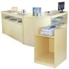 Display Counter Cabinets Retail Shop Showcase Shelving Units Counter Set 60cm x 120cm x 90cm