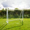 Football Goal Net 8 x 6ft All Weather PVC Goalpost 30ply Knotted Netting 24