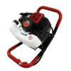 Petrol Earth Auger Drill Garden Earth Borer Post Hole Digger Borer 52cc & Post Driver 2-Stroke Fence Post Knocker Rammer Garden Hole Digger 52cc Borer Picket Fencing SET FREE Safety Gear