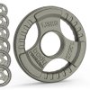 Olympic Tri Grip Cast Iron Weight Plates Pairs Sets 2 x 1.25kg