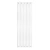 Oval Single Column Radiator - 1800 x 600mm - White