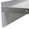 KuKoo Commercial Catering Corrosion Resistant x 2 Stainless Steel Kitchen Wall Shelf & Free Microfiber Cloths 1500mm x 300mm