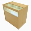 Maple Shop Counter Set Iris LED Light B900 CM60 Lockable Retail Store Display