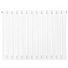 Oval Single Column Radiator - 600 x 780mm - White