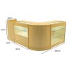 Vega LED Shop Counter Set K900, C900, TB60 & CM60 - Maple