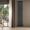 Traditional 4 Column Radiator - 1800 x 380mm - Anthracite Grey