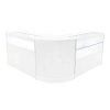 Adonis LED Shop Counter Set B1200, C1200 & CM60 - White