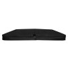 Hot Tub Cover Spa Lid 220cm x 220cm Square Black Hard Top Weatherproof PVC Leather Foam 25KG/m3 Density Galvanized C-Channel UV Mildew Flame Resistant