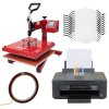10 Face Masks Blank Sublimation Medium Adults / Printer / Swing Heat Press Machine Bundle Kit 5 Layer Filter White Personalise Design Transfer Printing Custom Print Customise