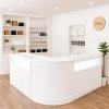 Iris LED Shop Counter Set CM60 & 2 x B900 - White
