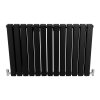 Designer Flat Panel Radiators Matt Black 600mm x 910mm