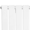 Flat Single Column Radiator - 1600 x 420mm - White